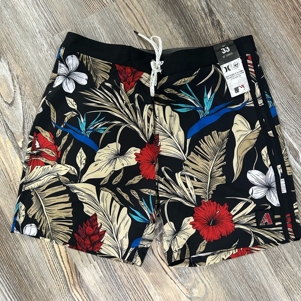 Hurley Arizona diamondbacks phantom swim trunks New